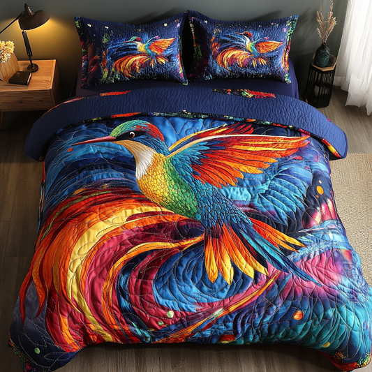 Serene Flight 3-Piece Quilted Bedding Set NCU0DK6340