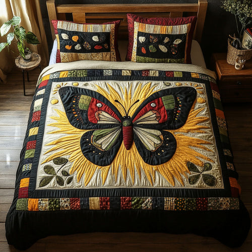 Serene Flight 3-Piece Quilted Bedding Set NCU0PT3489