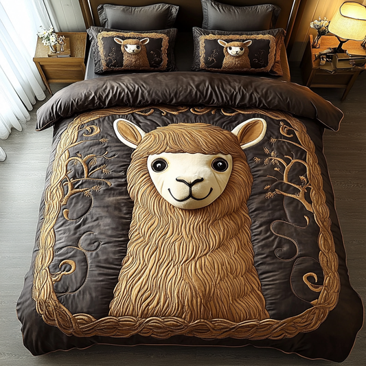 Serene Horizon 3-Piece Quilted Bedding Set NCU0DK3800