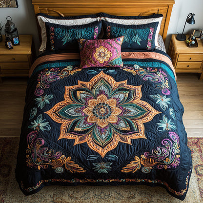 Serene Horizon 3-Piece Quilted Bedding Set NCU0PT7145