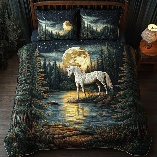 Serene Nature 3-Piece Quilted Bedding Set NCU0VH2371