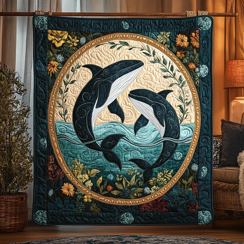 Serene Ocean Quilted Blanket NCU0TL2460