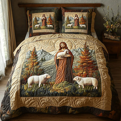Serene Savior 3-Piece Quilted Bedding Set NCU0DV6514