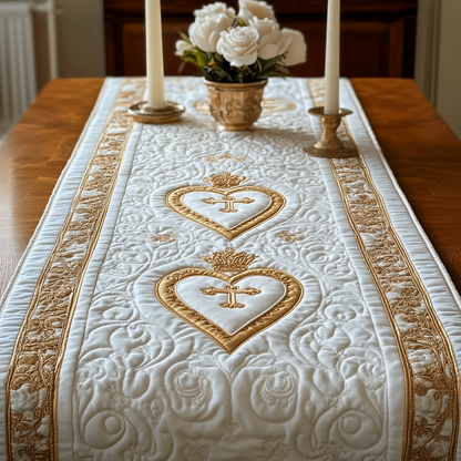 Serene Savior Quilted Table Runner NCU0DV2110