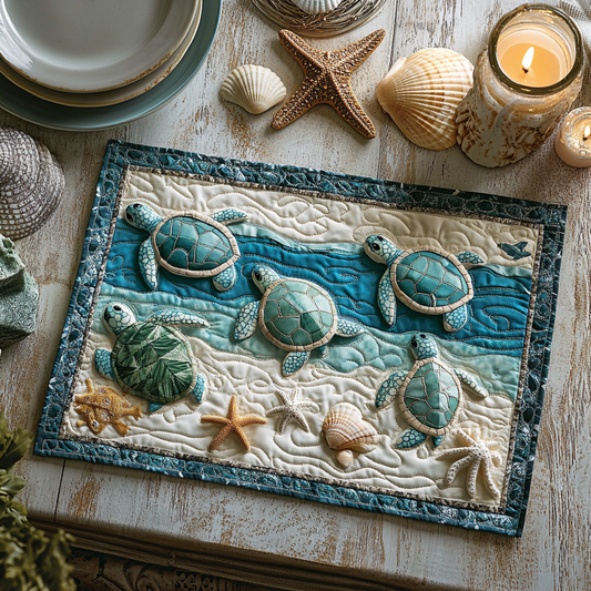 Serene Shells Quilted Place Mat NCU0DV3555