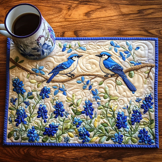 Serene Skybird Quilted Placemat NCU0NT5855