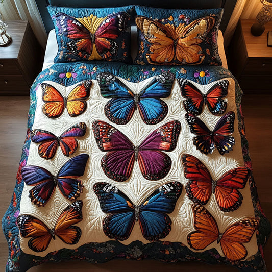 Serene Soar 3-Piece Quilted Bedding Set NCU0PT2298