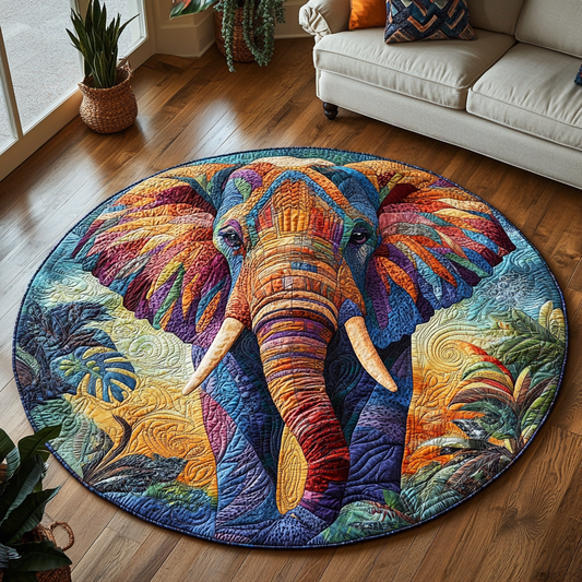 Serene Strength Quilted Round Mat NCU0DV3571