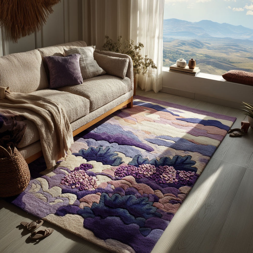 Bloom Area Rug Serenity Bloom Area Rug NCU0PT9208 – Vantique