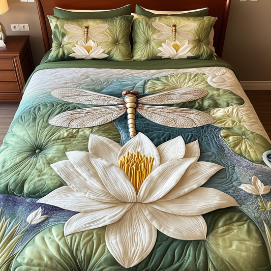 Serenity Dance 3-Piece Quilted Bedding Set NCU0VH3983