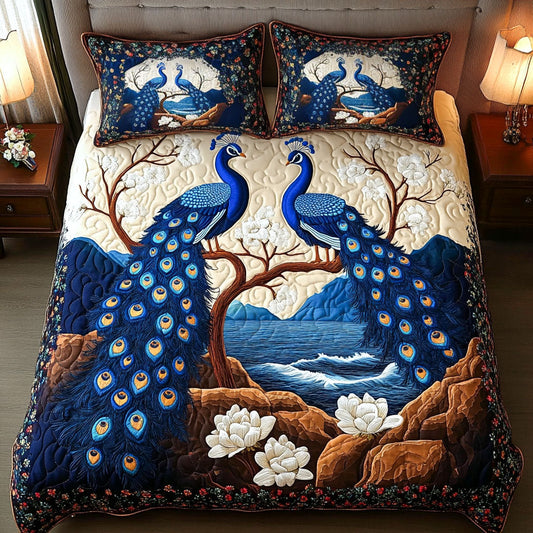 Serenity Lakeside 3-Piece Quilted Bedding Set NCU0NT3086