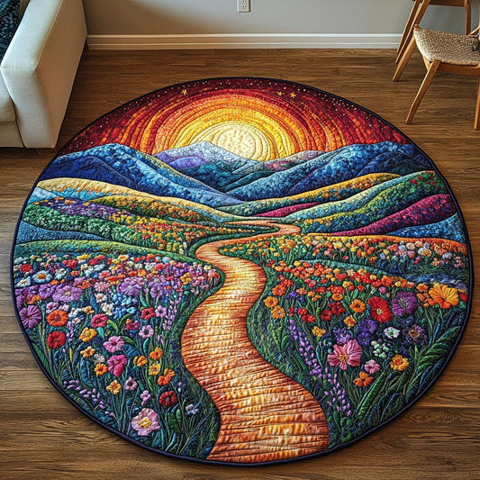 Serenity Meadows Quilted Round Mat NCU0PT3522