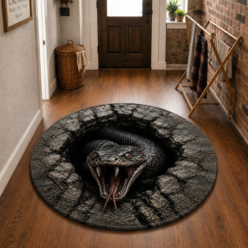 Serpent Abyss Round Carpet NCU0TD3098