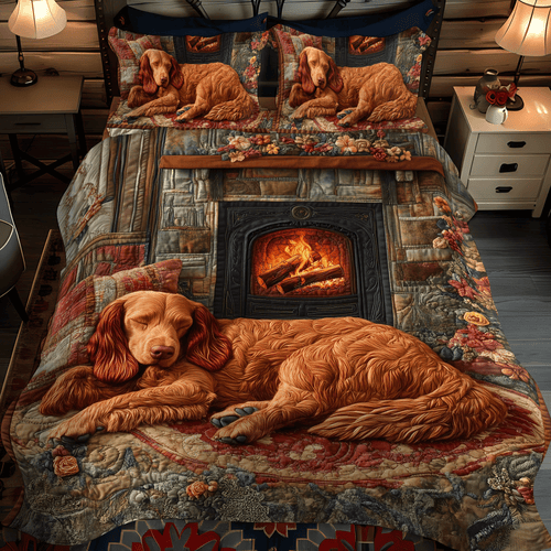 Setter Soul 3-Piece Quilted Bedding Set NCU0DV2916