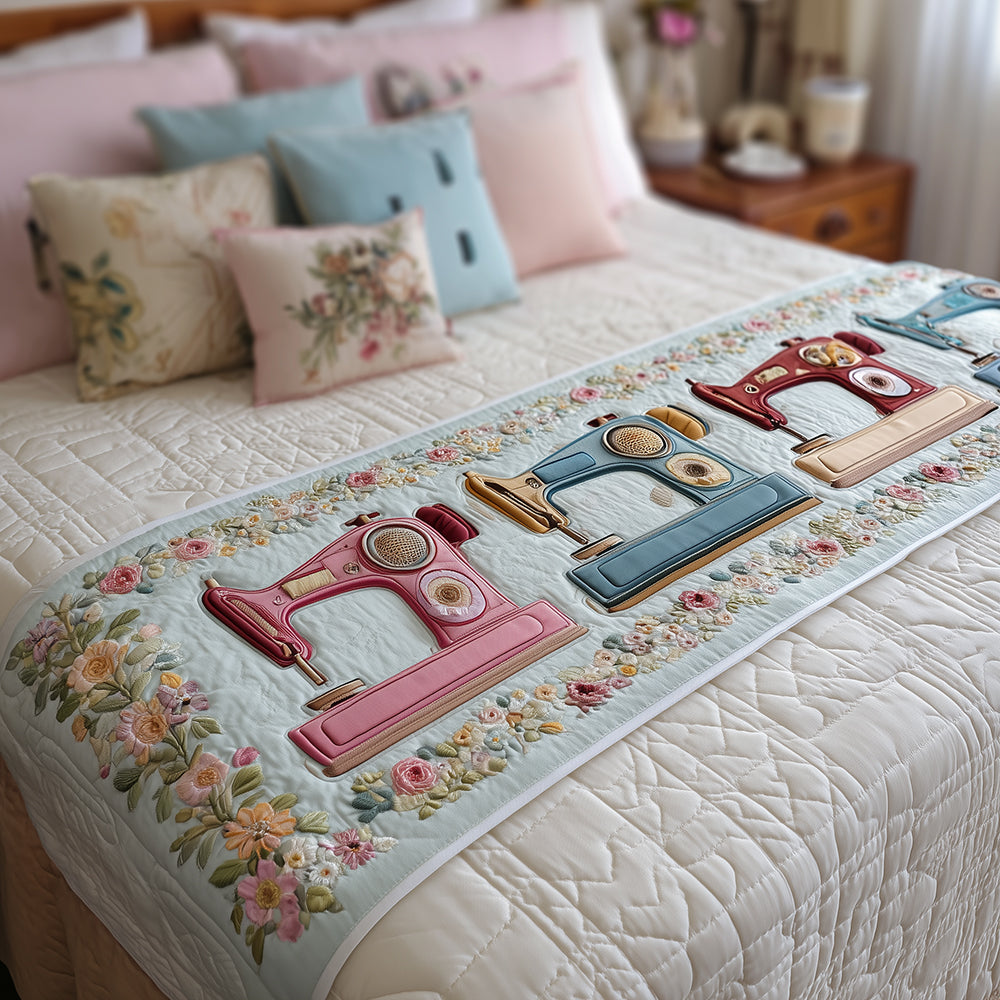 Sew Delightful Quilted Bed Runner NCU0TH3557