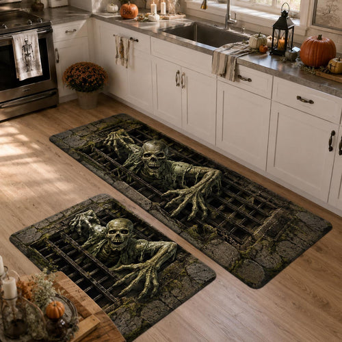 Sewer Ghoul Kitchen Area Rug NCU0DV10059