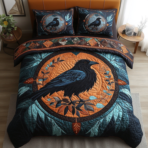 Shadow Flight 3-Piece Quilted Bedding Set NCU0VH3095