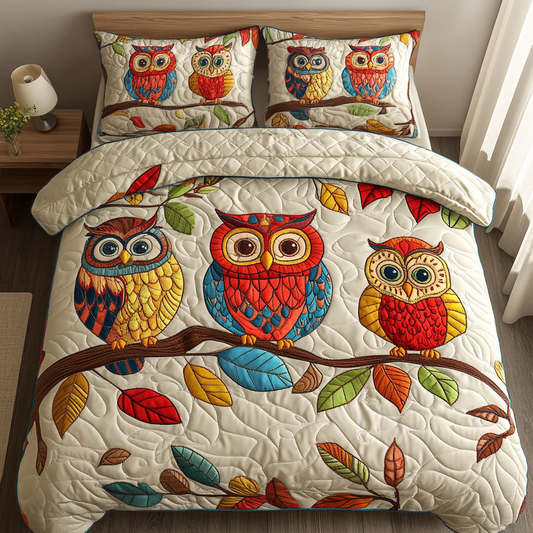 Shadow Flyer 3-Piece Quilted Bedding Set NCU0DK4561