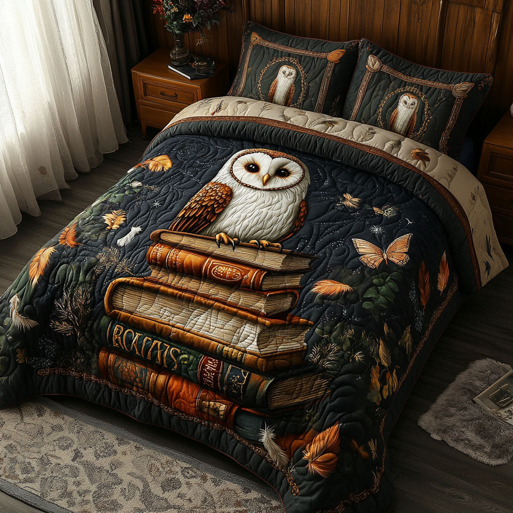 Shadow Glider 3-Piece Quilted Bedding Set NCU0DK4773 – Vantique