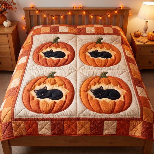 Shadow Kitten Quilted Blanket NCU0TD3009