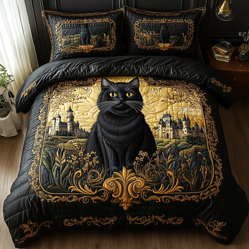 Shadow Paws Quilted Bedding Set NCU0DV2832