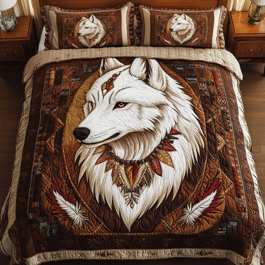 Shadow Prowler 3-Piece Quilted Bedding Set NCU0NT2554