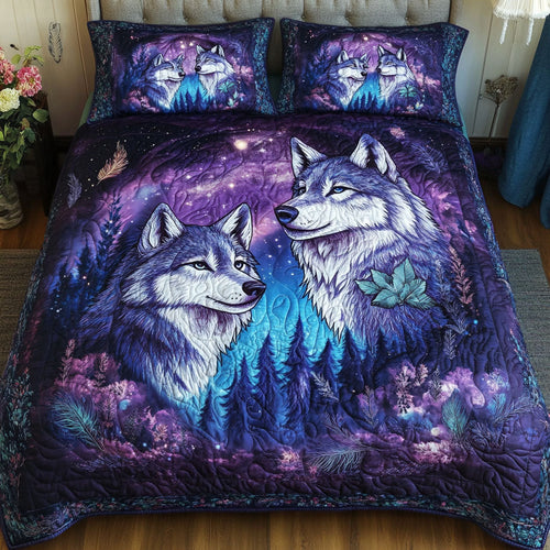 Shadow Prowler 3-Piece Quilted Bedding Set NCU0NT2559