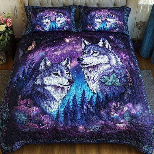 Shadow Prowler 3-Piece Quilted Bedding Set NCU0NT2559