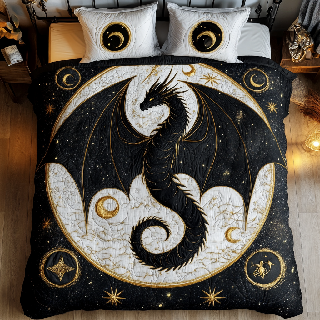 Shadow Scales 3-Piece Quilted Bedding Set NCU0DK2481 – Vantique