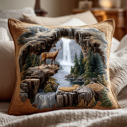 Shadow Stag Quilted Pillow Case NCU0TD2077