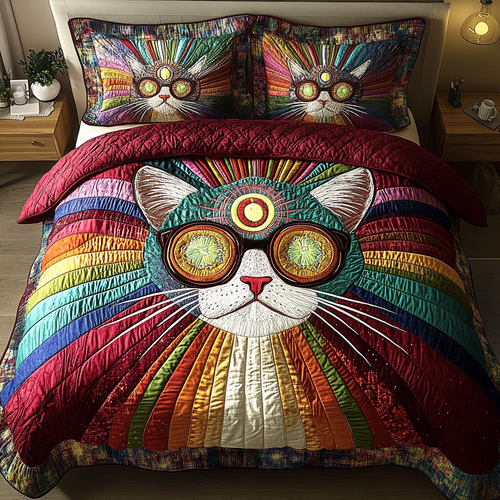 Shadow Stalker 3-Piece Quilted Bedding Set NCU0DK4688