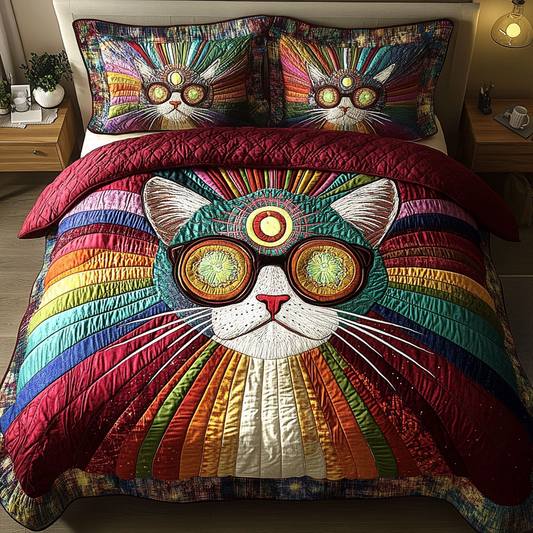 Shadow Stalker 3-Piece Quilted Bedding Set NCU0DK4688