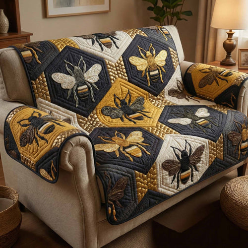 Shadow Swarm Quilted Sofa Cover NCU0XD2485