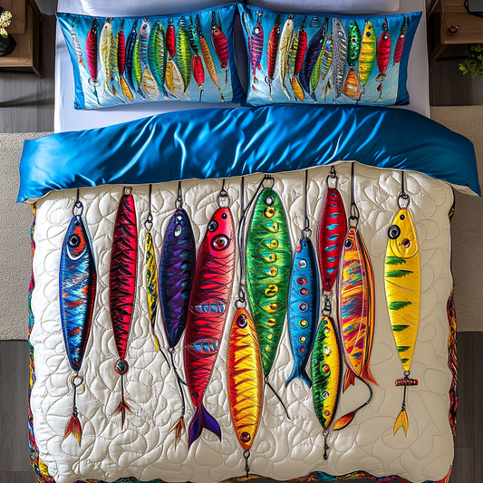 Shadow Swimmer Quilted Bedding Set NCU0DK6401