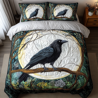 Shadow Wing 3-Piece Quilted Bedding Set NCU0DK4965