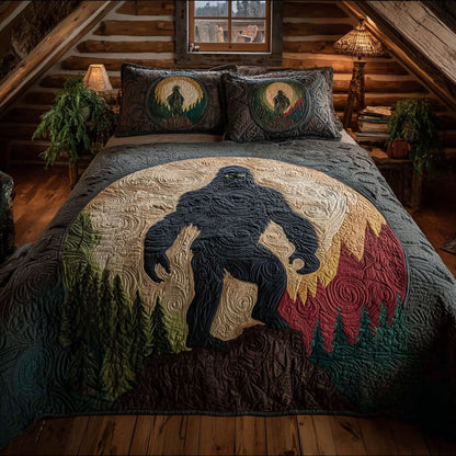 Shadow of the Pines 3-Piece Quilted Bedding Set NCU0PT11412