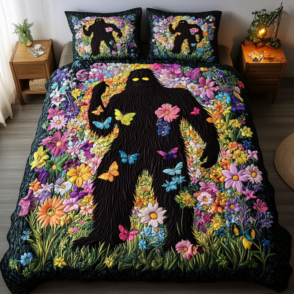 Shadowed Path 3-Piece Quilted Bedding Set NCU0DK7039 – Vantique