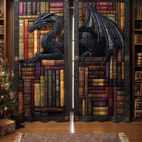 Shadowfire Twins Quilted Curtains NCU0XD2176