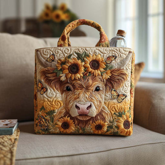 Shaggy Friend Quilted Tote Bag NCU0NT9011