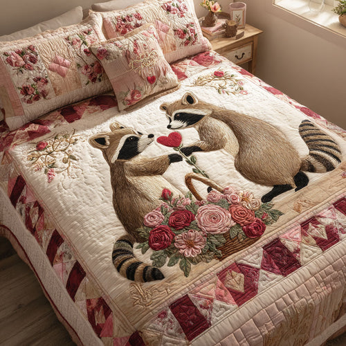 Shared Warmth 3-Piece Quilted Bedding Set NCU0NT11773
