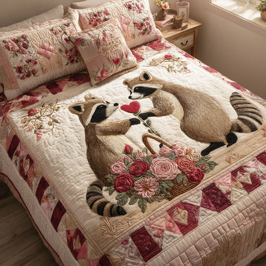 Shared Warmth 3-Piece Quilted Bedding Set NCU0NT11773