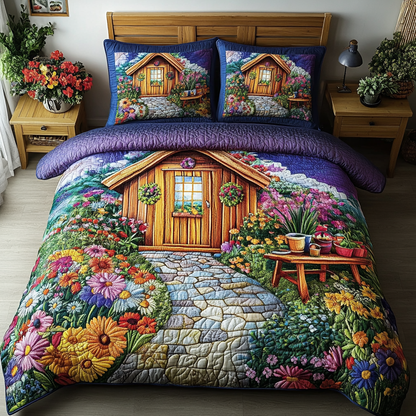 Shed Bliss 3-Piece Quilted Bedding Set NCU0VL2190