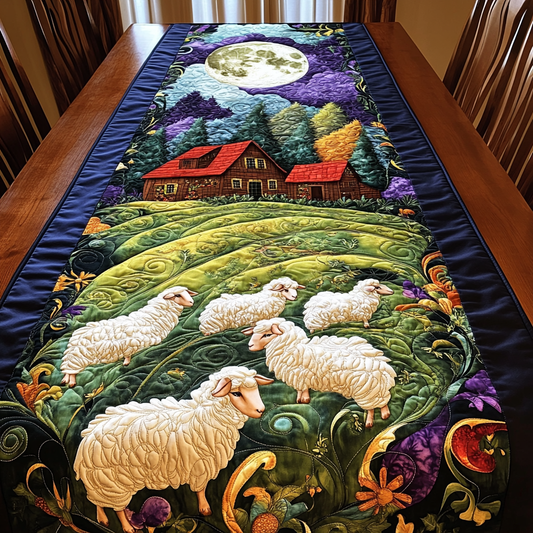 Sheepish Bliss Quilted Table Runner NCU0DK4335