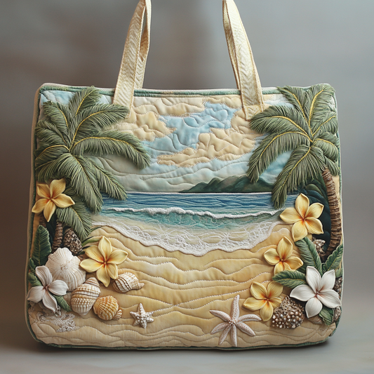 Shell Coast Quilted Tote Bag NCU0VL2688