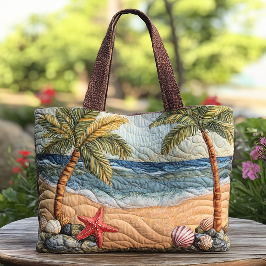 Shell Garden Quilted Tote Bag NCU0DK9559