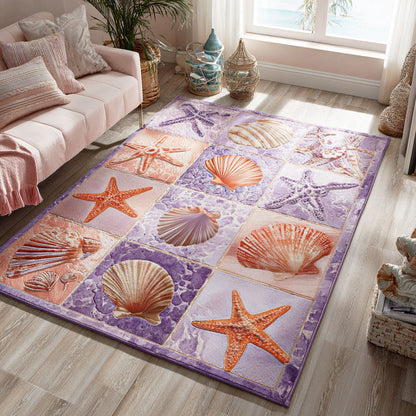 Shell Mosaic Area Rug NCU0TD2195
