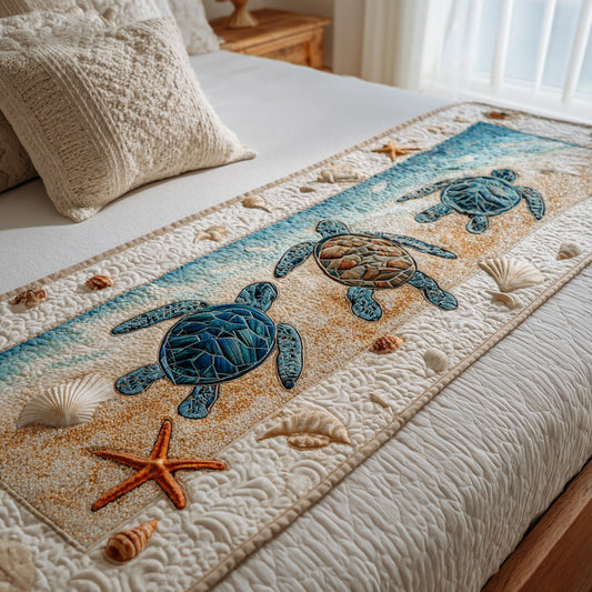 Shell Whisper Quilted Bed Runner NCU0DV6845