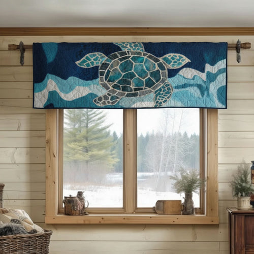 Shell by the Shore Quilted Valance NCU0PT10017