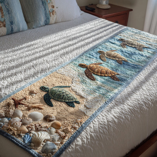 Shelled Nomad Quilted Bed Runner NCU0PT8094