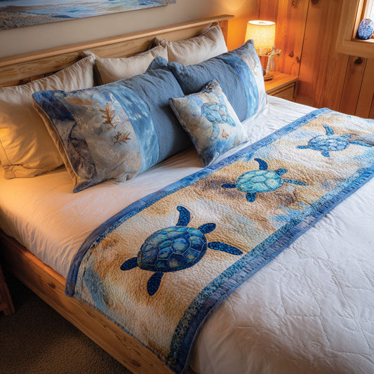 Shelled Seeker Quilted Bed Runner NCU0PT8019